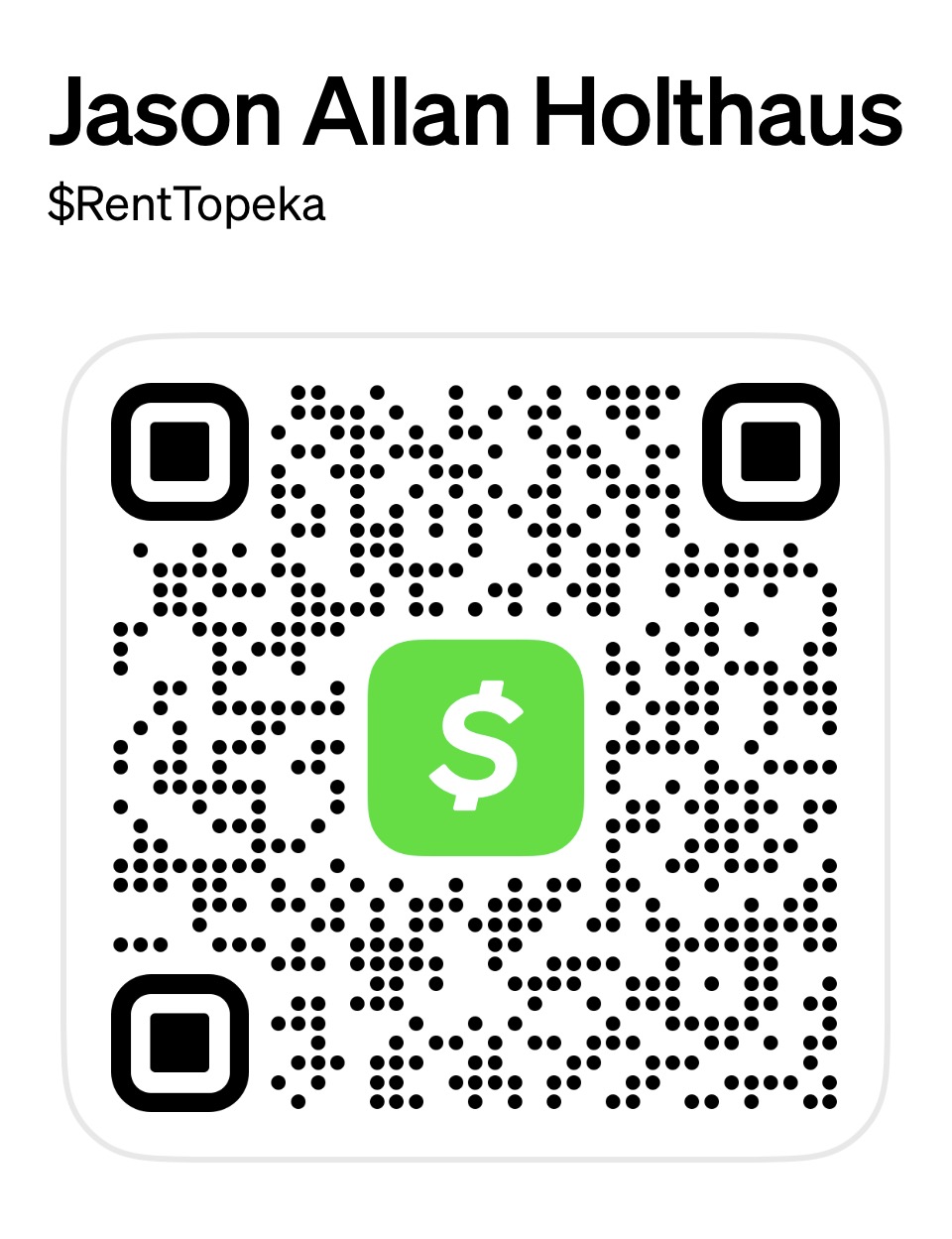 Cash App QR Code